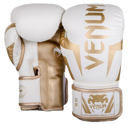 Venum Boxing Gloves Elite White/Gold
