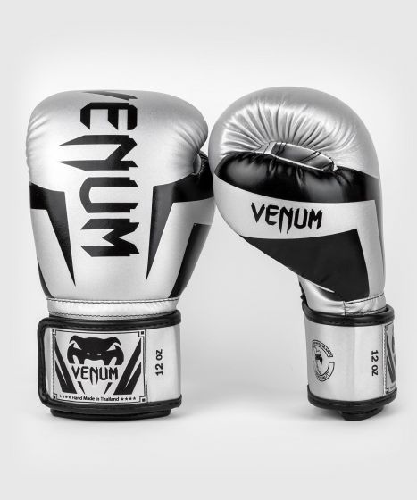 Venum Boxing Gloves Elite Silver/Black