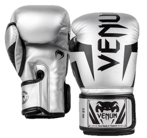Venum Boxing Gloves Elite Silver/Black