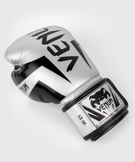 Venum Boxing Gloves Elite Silver/Black