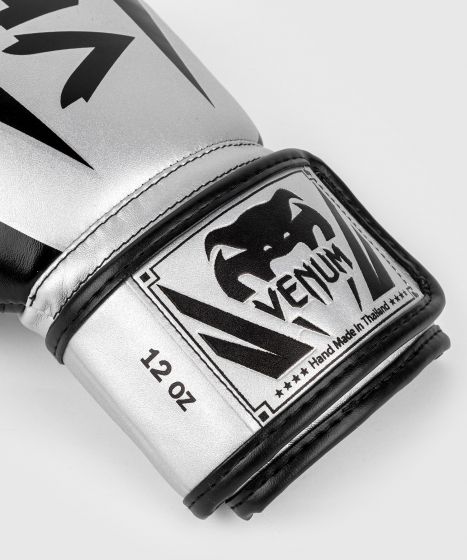 Venum Boxing Gloves Elite Silver/Black