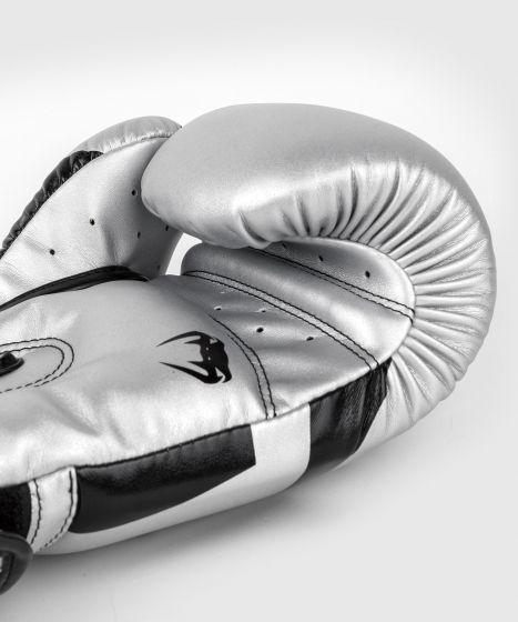 Venum Boxing Gloves Elite Silver/Black
