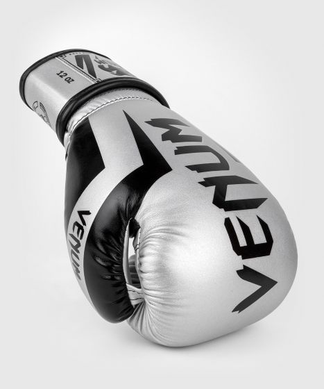 Venum Boxing Gloves Elite Silver/Black