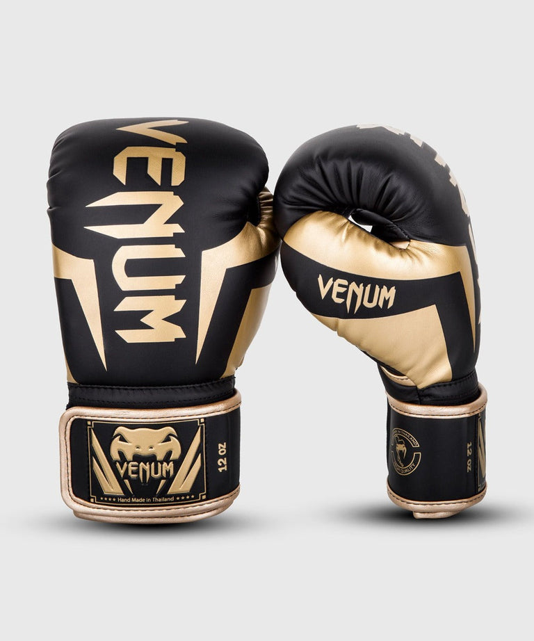 Venum Boxing gloves Elite Black/Gold