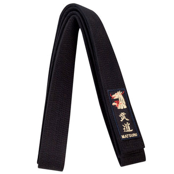 Budo belt Matsuru Black 5 CM