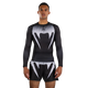 Venum Rashguard No Gi Long Sleeve Black/White