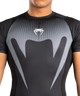 Venum Rashguard No Gi Short Sleeve Black/Silver Grey