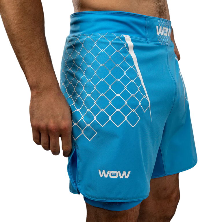 Venum X WOW FC Fightshort Ocean Blue