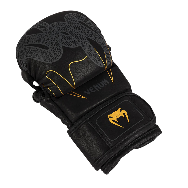 Venum MMA Gloves Sparring Serpenti Black/Silver/Gold