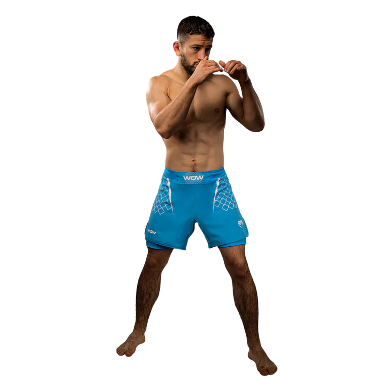 Venum X WOW FC Fightshort Ocean Blue