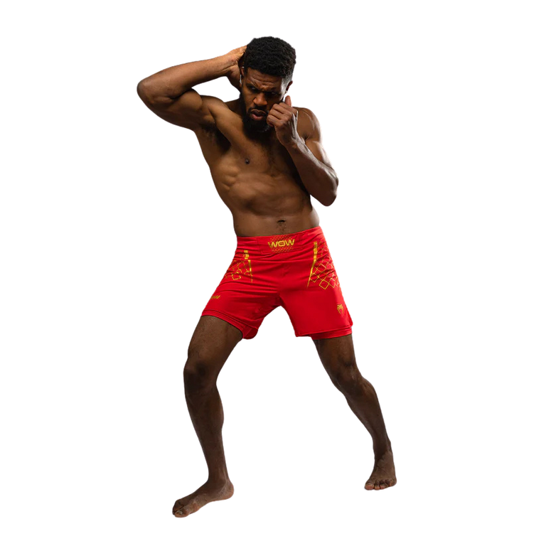 Venum X WOW FC Fightshort Fiery Red