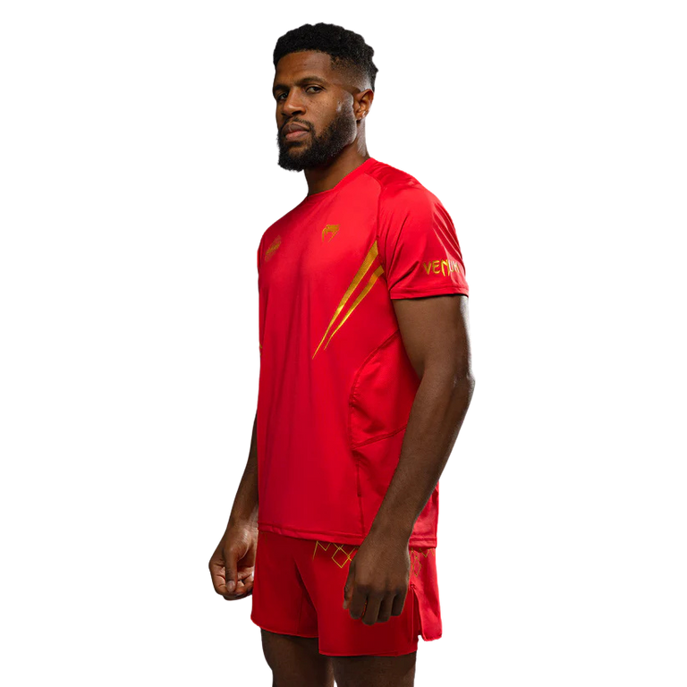 Venum X WOW FC Dry-Tech T-shirt Fiery Red