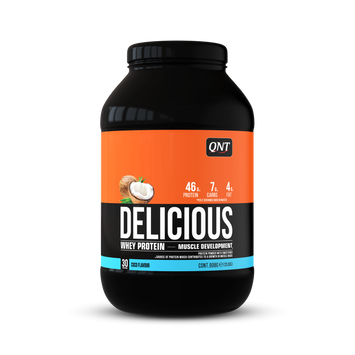 QNT Delicious Whey Protein 908 grams Coconut