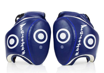 Leg Protector Fairtex Thigh pads Blue/White