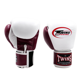 Twins Boxing gloves BGVL 3 White/Maroon