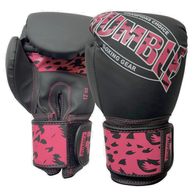 Rumble Punching Bag Camo Set for Kids Black/Pink