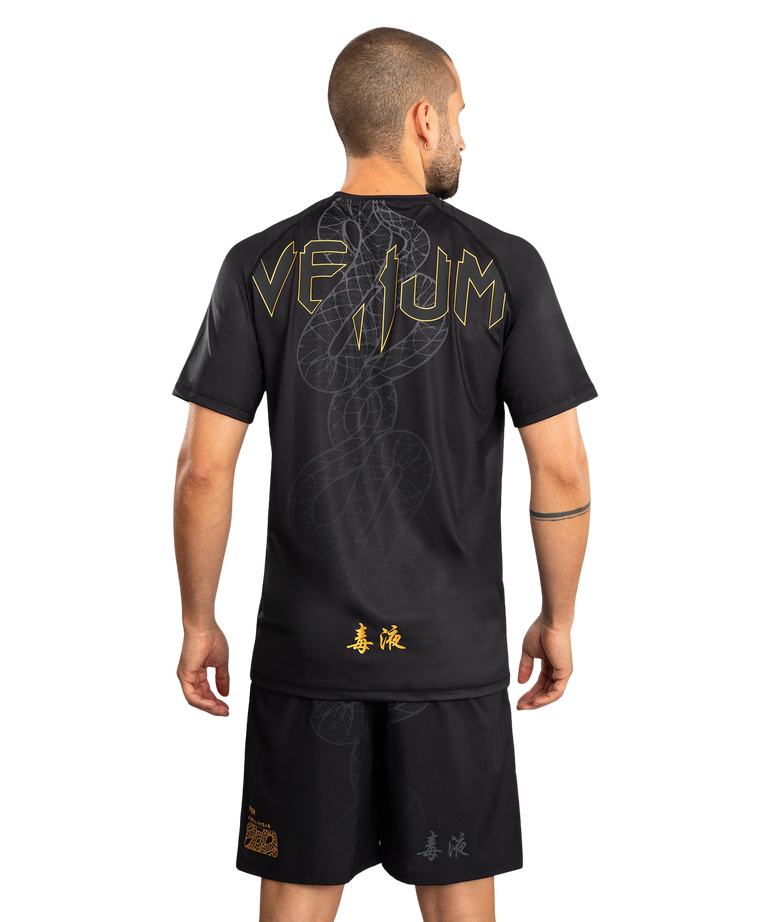 Venum Dry Tech T-shirt Serpenti Black/Silver/Gold