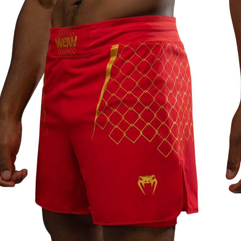 Venum X WOW FC Fightshort Fiery Red