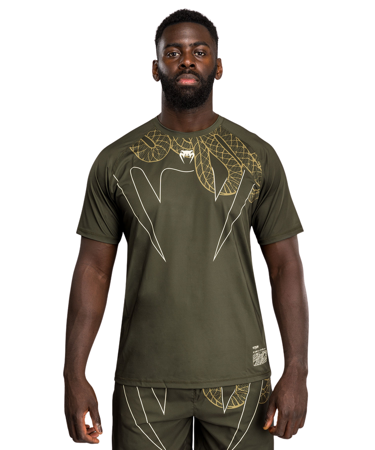 Venum Dry Tech T-shirt Serpenti Khaki/Bronze/Ivory