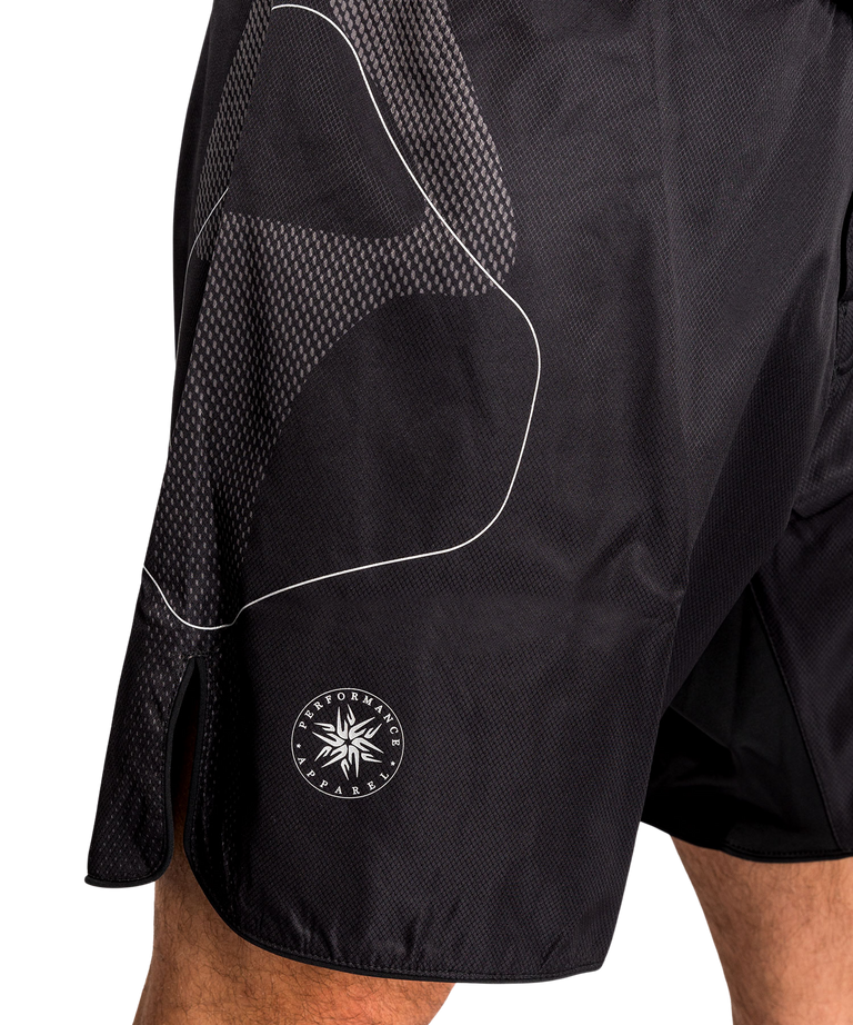 Venum Fight Shorts Nexus Black/Silver