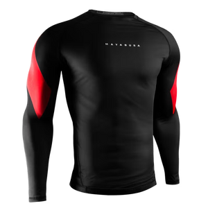 Hayabusa Men's Pro Ranked Rashguard Long Sleeve Black