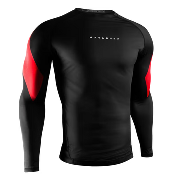Hayabusa Men's Pro Ranked Rashguard Long Sleeve Black