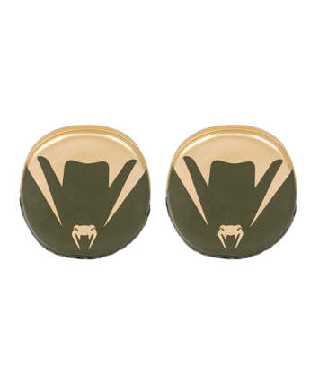 Venum Pro Boxing Mini Curved Hand Pads Khaki/Gold