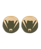 Venum Pro Boxing Mini Curved Hand Pads Khaki/Gold