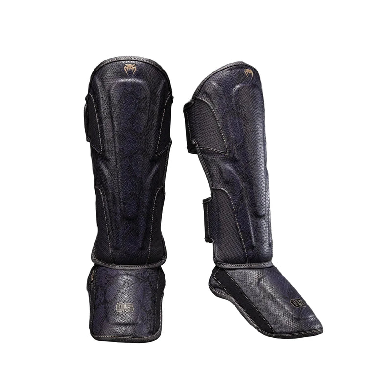 Venum Shin Guards Impact Evo Scales Dark Purple