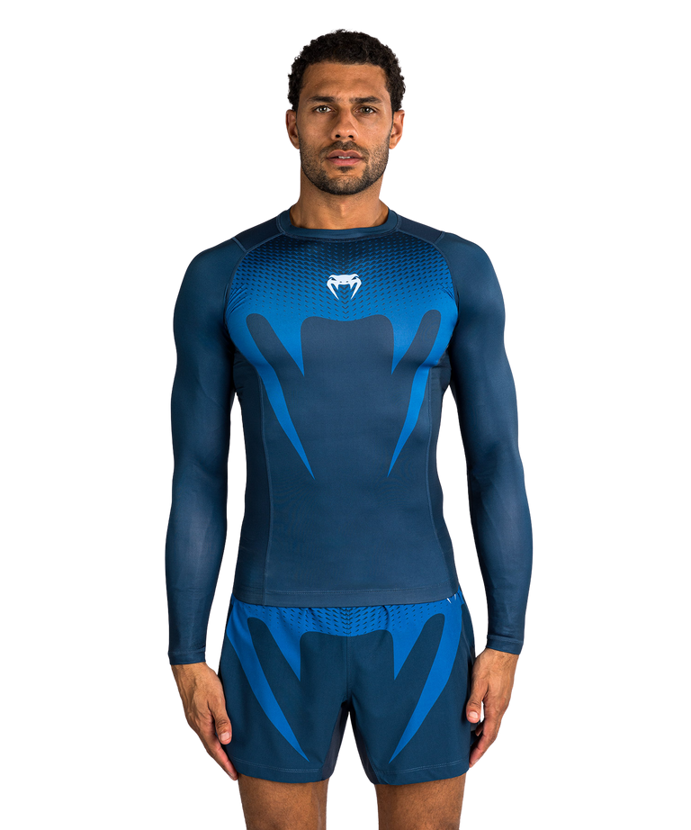 Venum Rashguard No Gi Long Sleeve Indigo