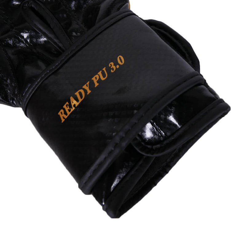 Rumble Boxing Gloves Junior PU 3.0 Black-Gold