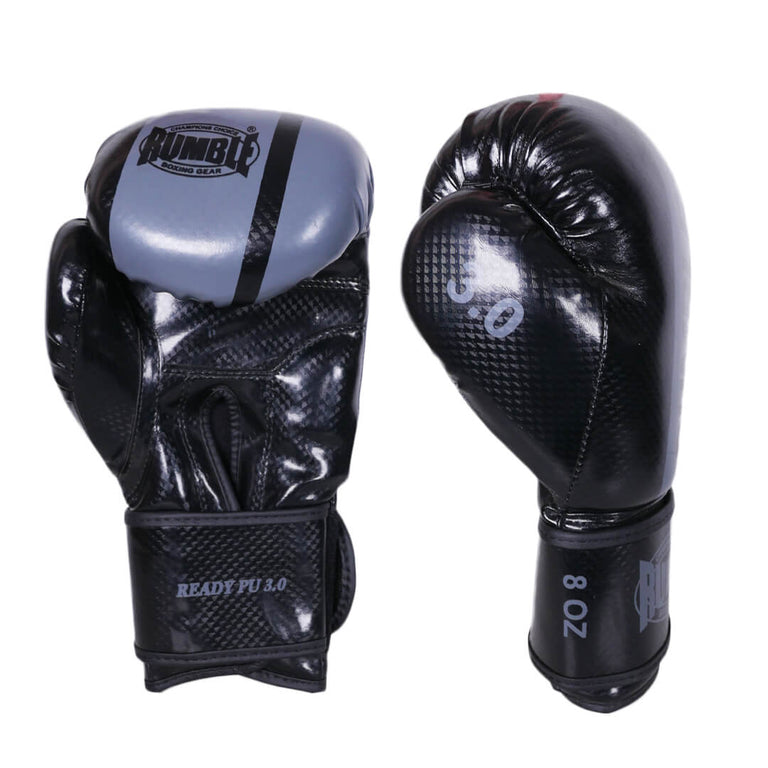 Rumble Boxing gloves Junior PU 3.0 Black-Grey