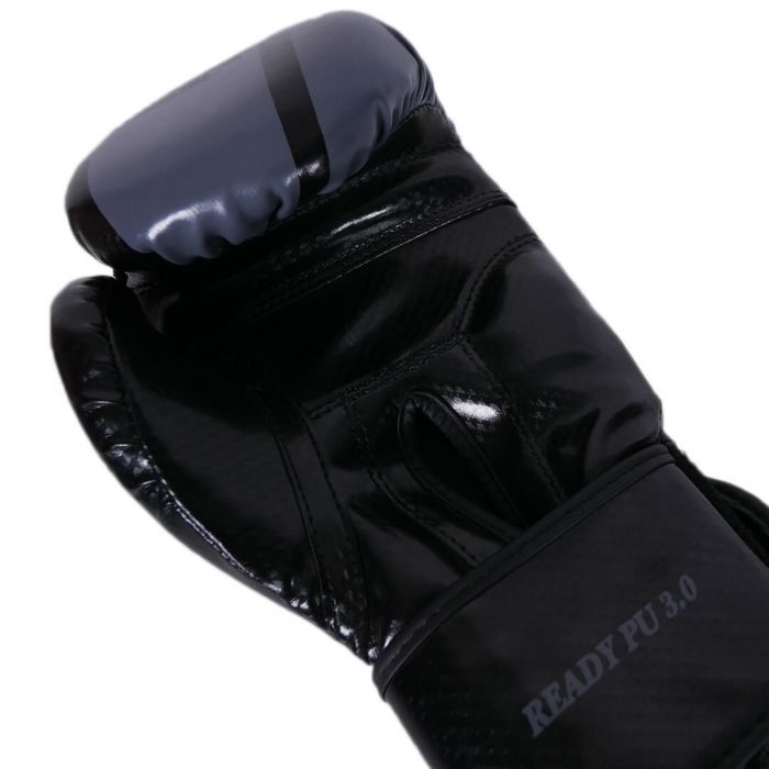 Rumble Boxing Gloves Ready PU 3.0 Black-Grey
