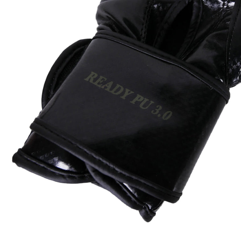 Rumble Boxing Gloves Ready PU 3.0 Black-Army Green