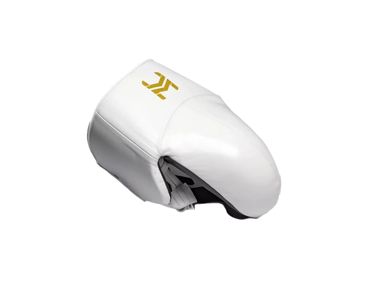 Hit N Move Boxing Groin Protector White/Gold