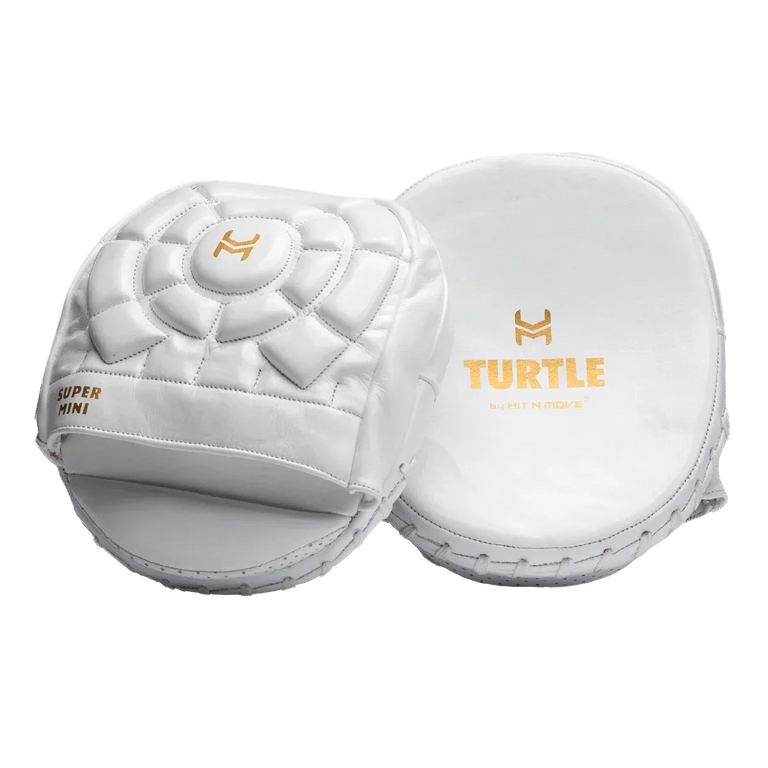 Hit N Move SuperMini Turtle Mitts White/Gold