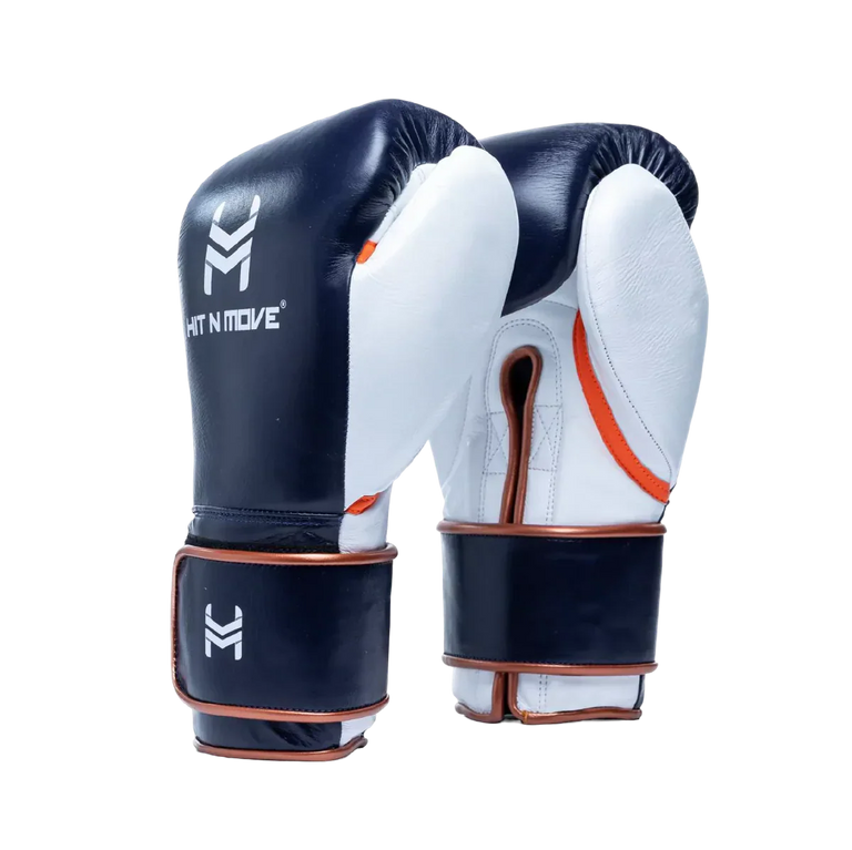 Hit N Move Boxing Gloves Horse Hair Navy