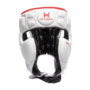 Hit N Move Headguard Air Armor White/Red