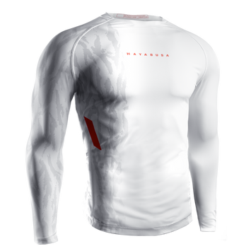 Hayabusa Rashguard Apex Long Sleeve White