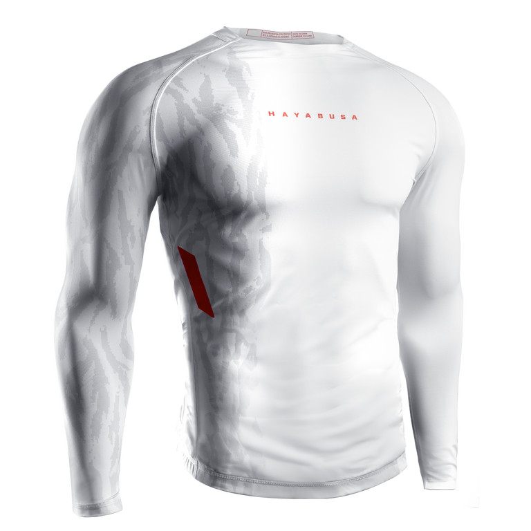 Hayabusa Rashguard Apex Long Sleeve White