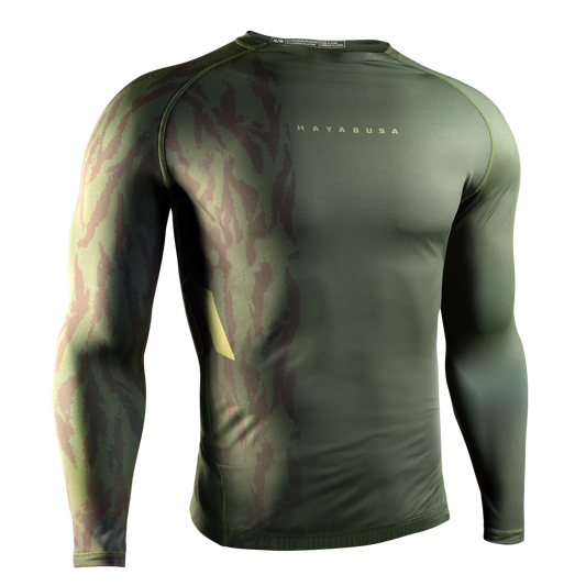 Hayabusa Rashguard Apex Long Sleeve Green