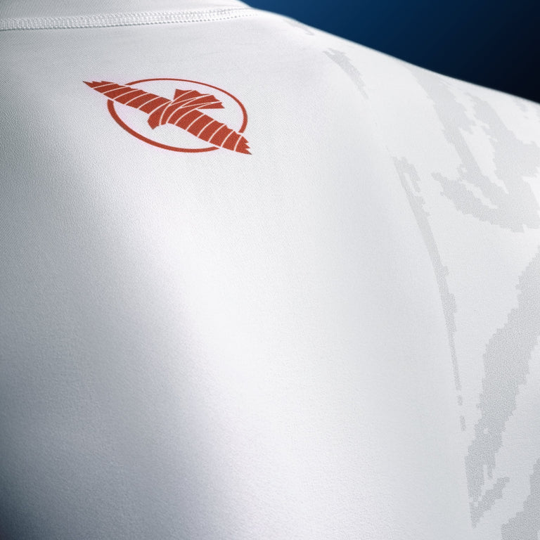 Hayabusa Rashguard Apex Short Sleeve White