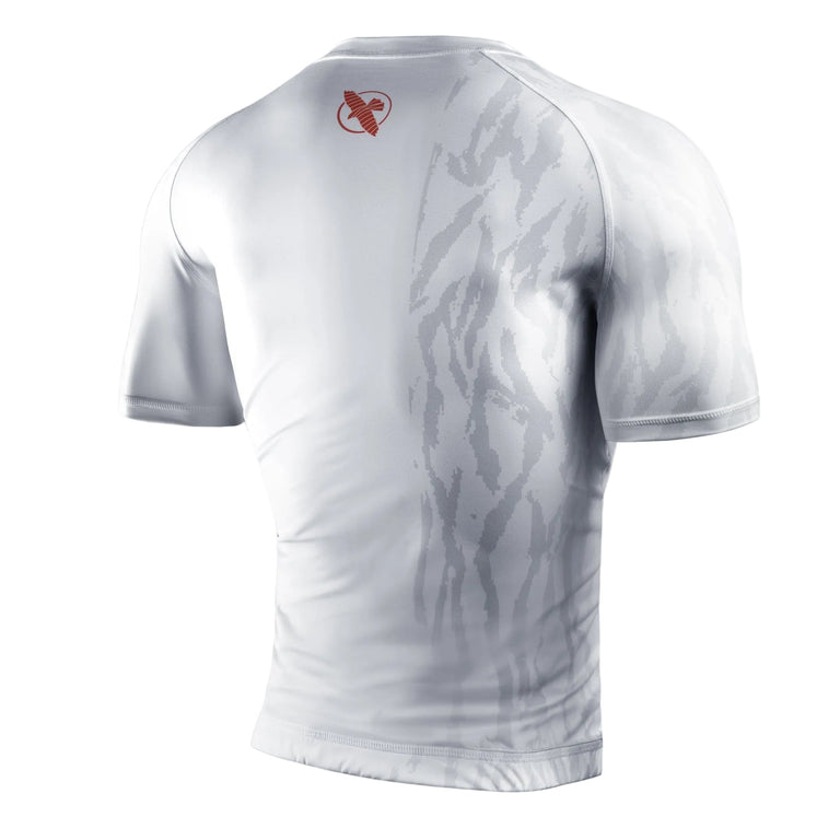 Hayabusa Rashguard Apex Short Sleeve White