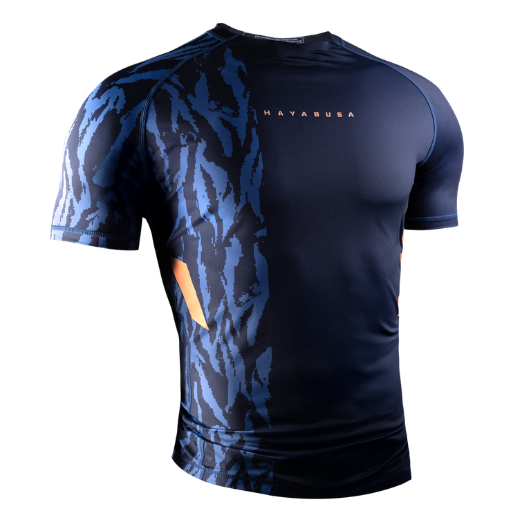 Hayabusa Rashguard Apex Short Sleeve Blue