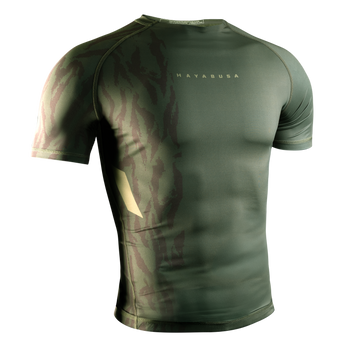Hayabusa Rashguard Apex Short Sleeve Green