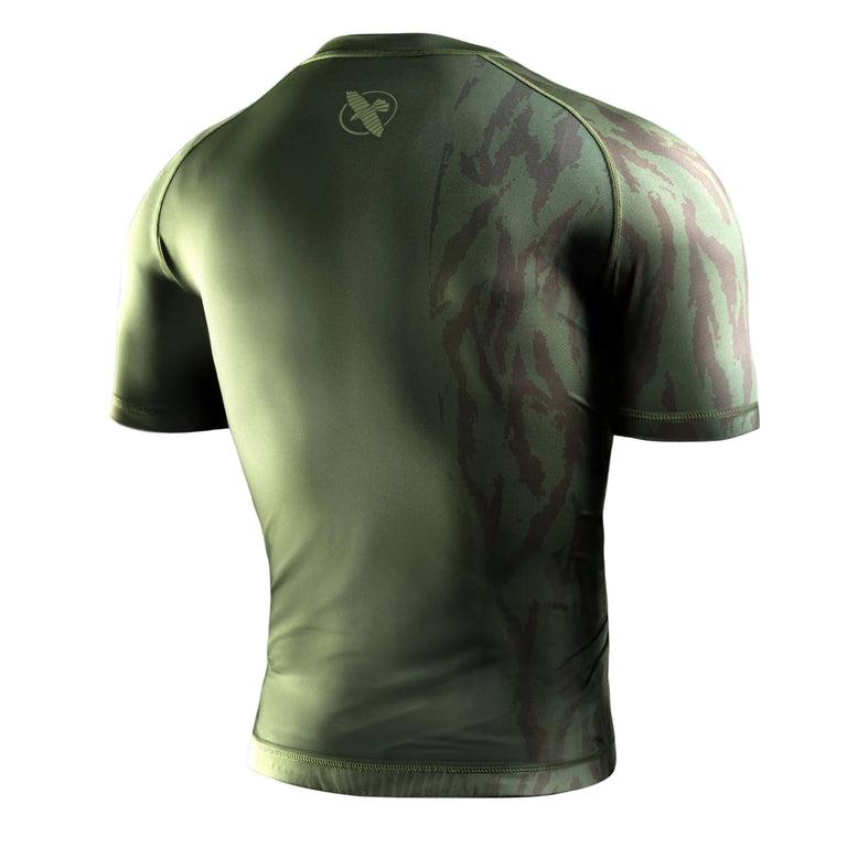 Hayabusa Rashguard Apex Short Sleeve Green