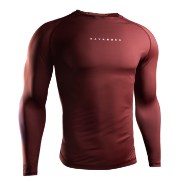 Hayabusa Rashguard Core Long Sleeve Red
