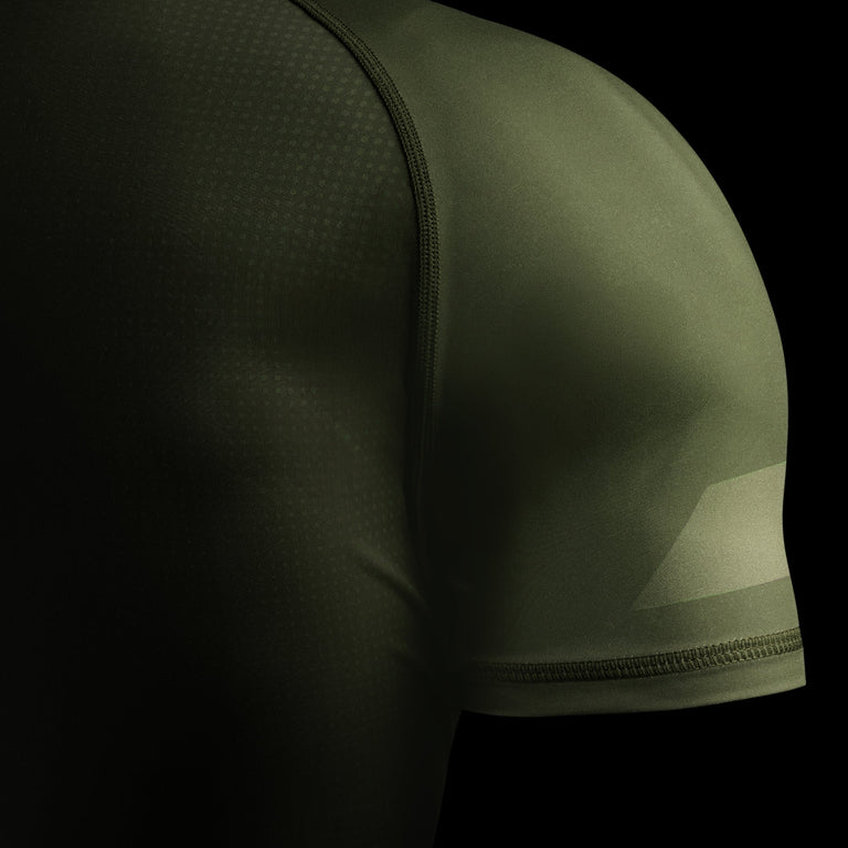 Hayabusa Rashguard Core Short Sleeve Green