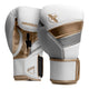 Hayabusa Boxing Gloves T3 - White/Gold