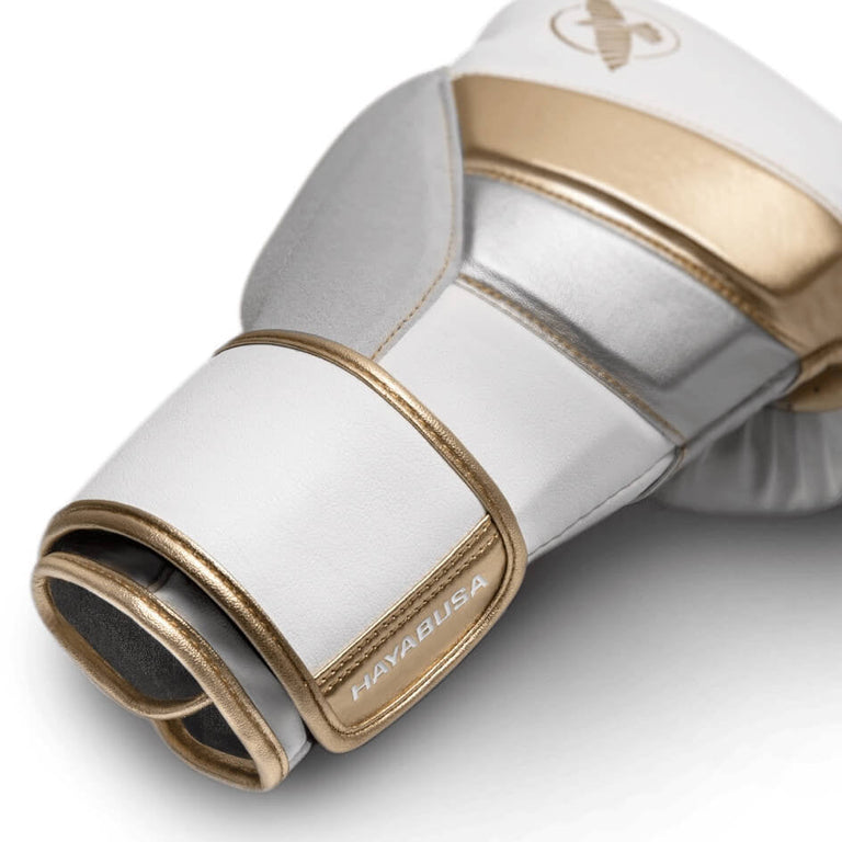 Hayabusa Boxing Gloves T3 - White/Gold